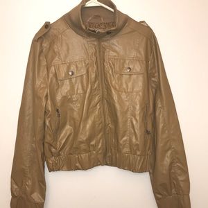 XL brown LASI KISS leather jacket